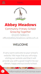 Mobile Screenshot of abbeymeadows.co.uk